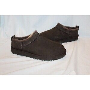 NIB UGG WOMEN'S MICRO MINI SUEDE SHEARLING LINED BOOTS BROWN BDCR US 8 EU 39